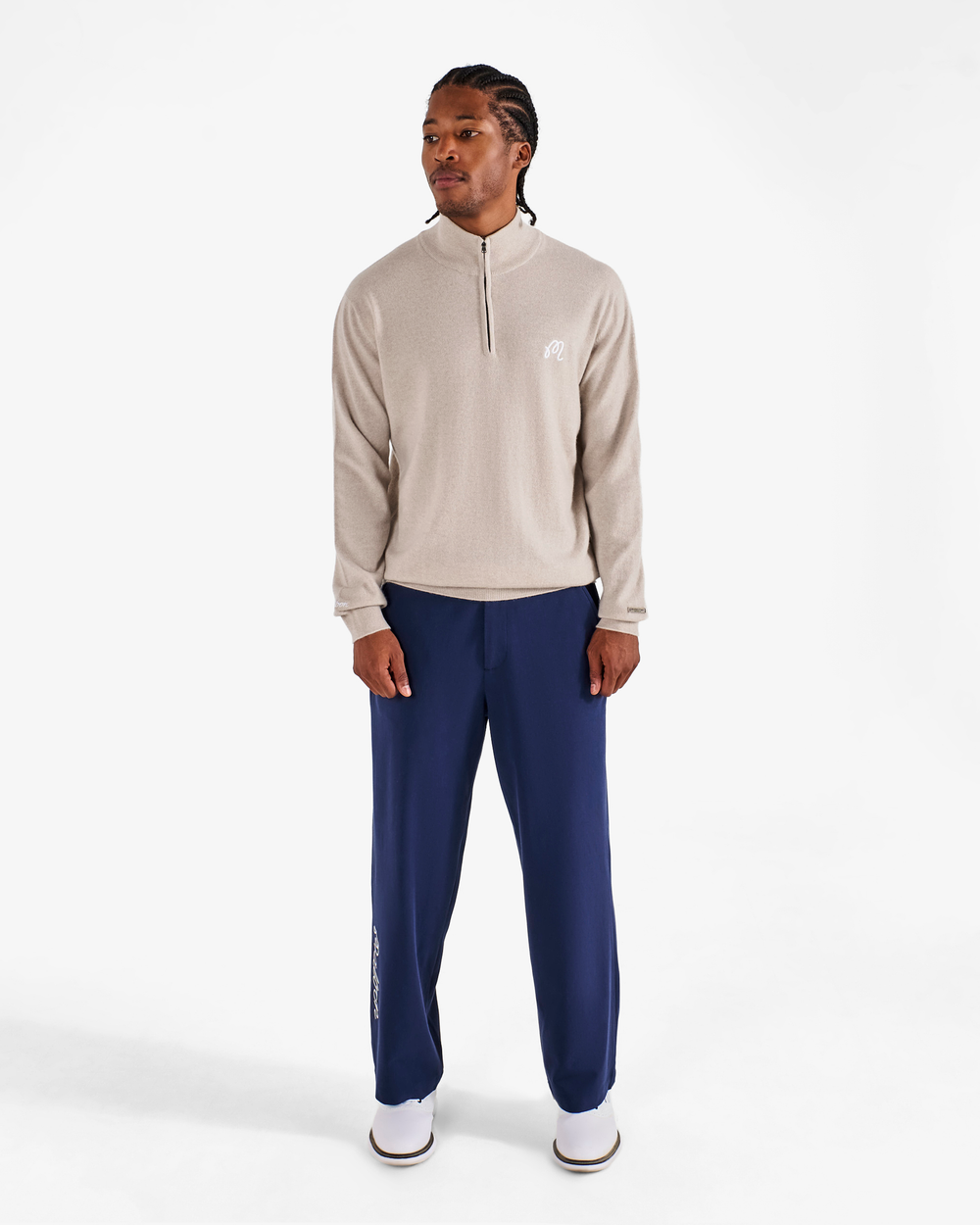 JOHNSTONS QUARTER ZIP SWEATER