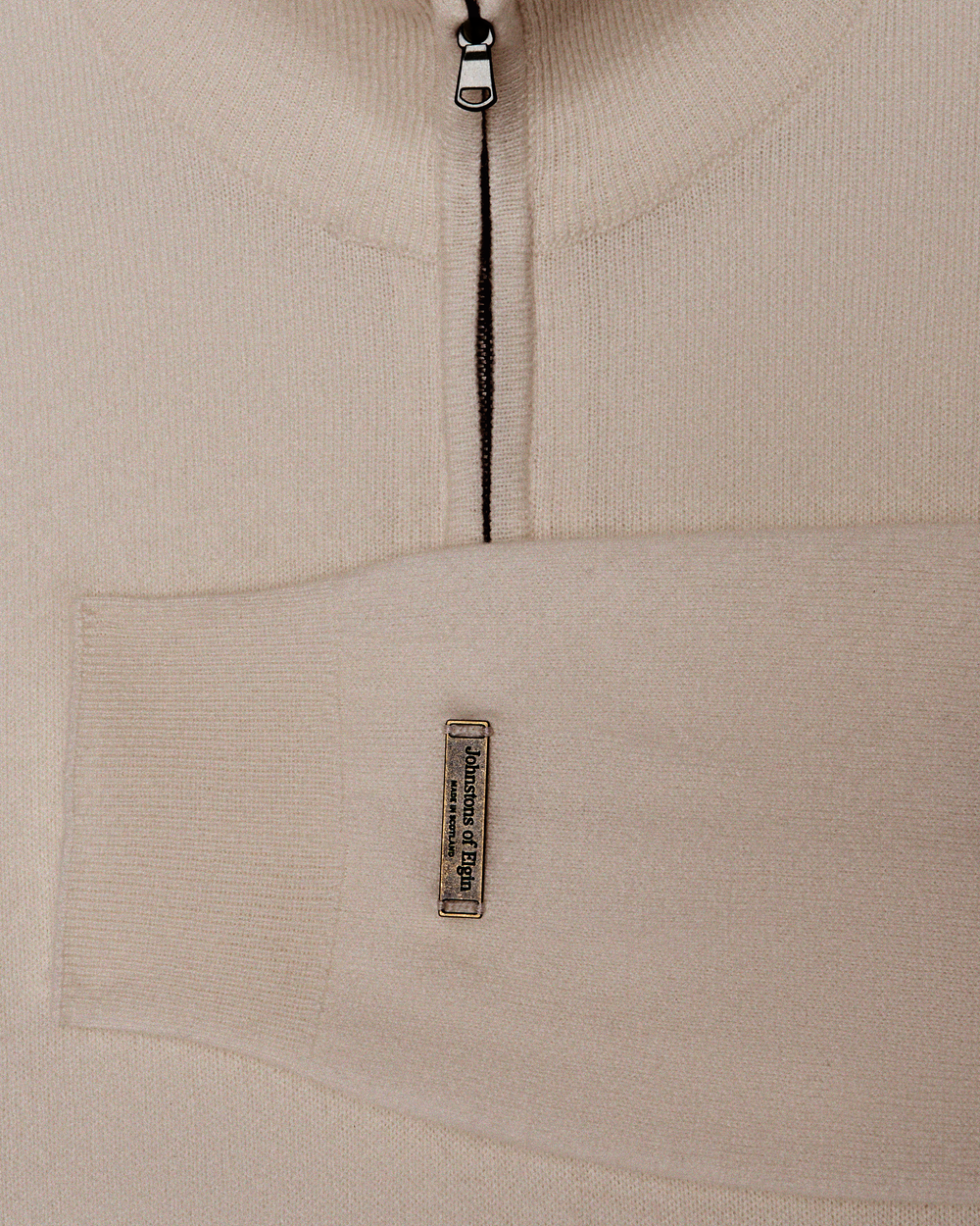 JOHNSTONS QUARTER ZIP SWEATER