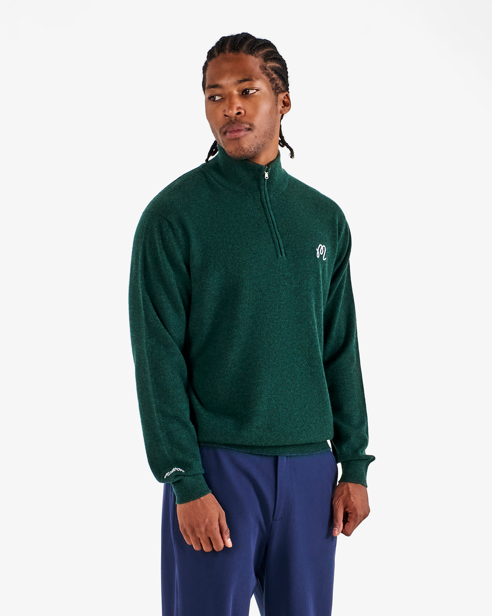 JOHNSTONS QUARTER ZIP SWEATER