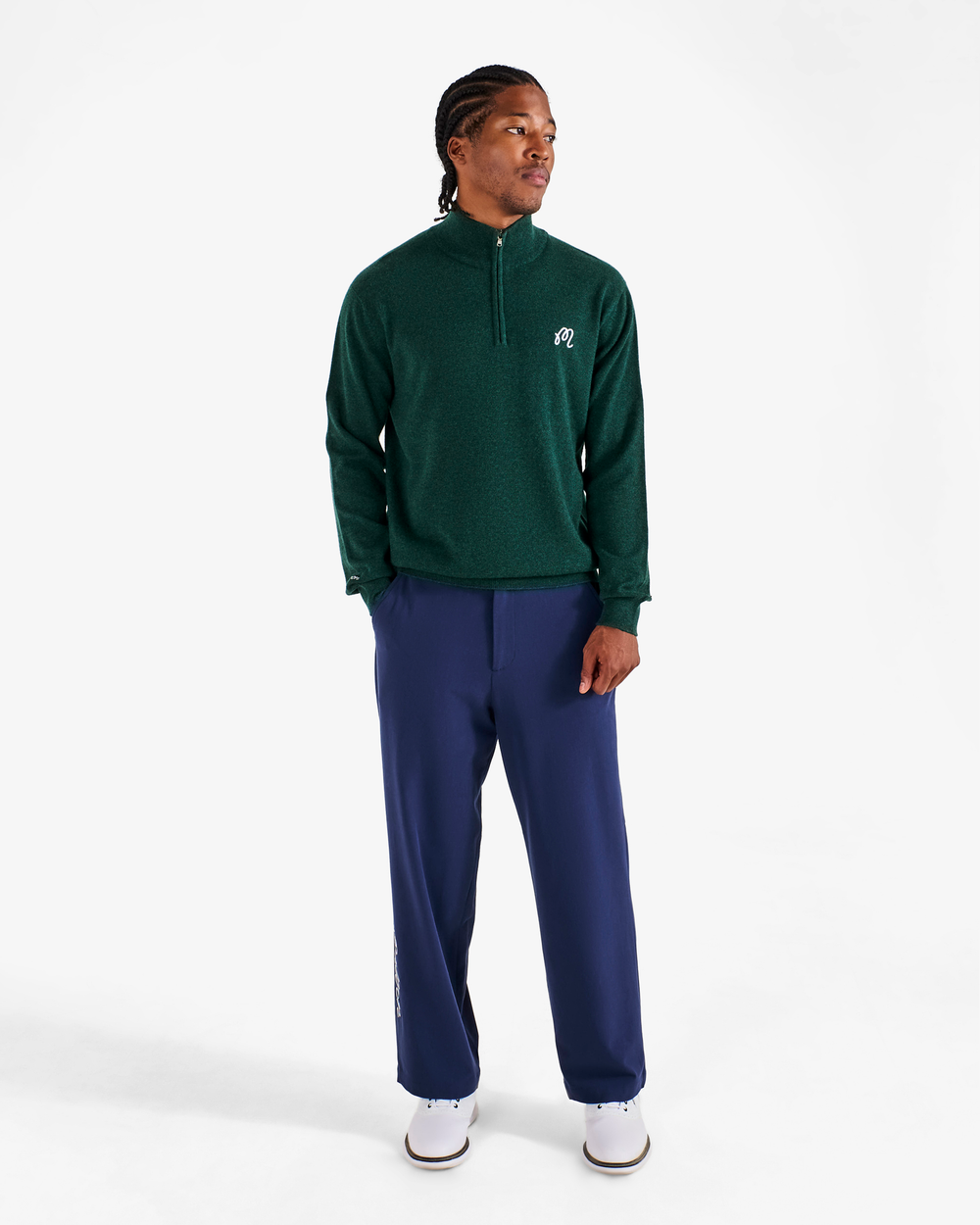 JOHNSTONS QUARTER ZIP SWEATER
