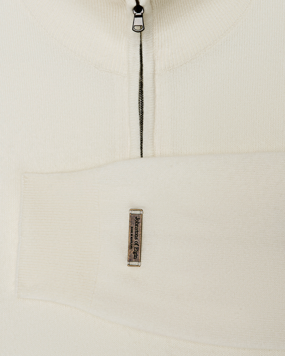 JOHNSTONS QUARTER ZIP SWEATER