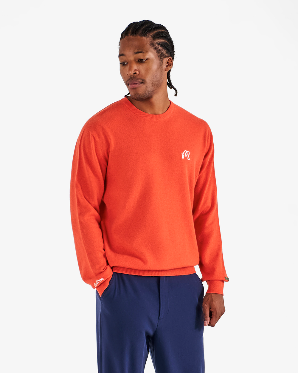 JOHNSTONS CASHMERE CREWNECK SWEATER