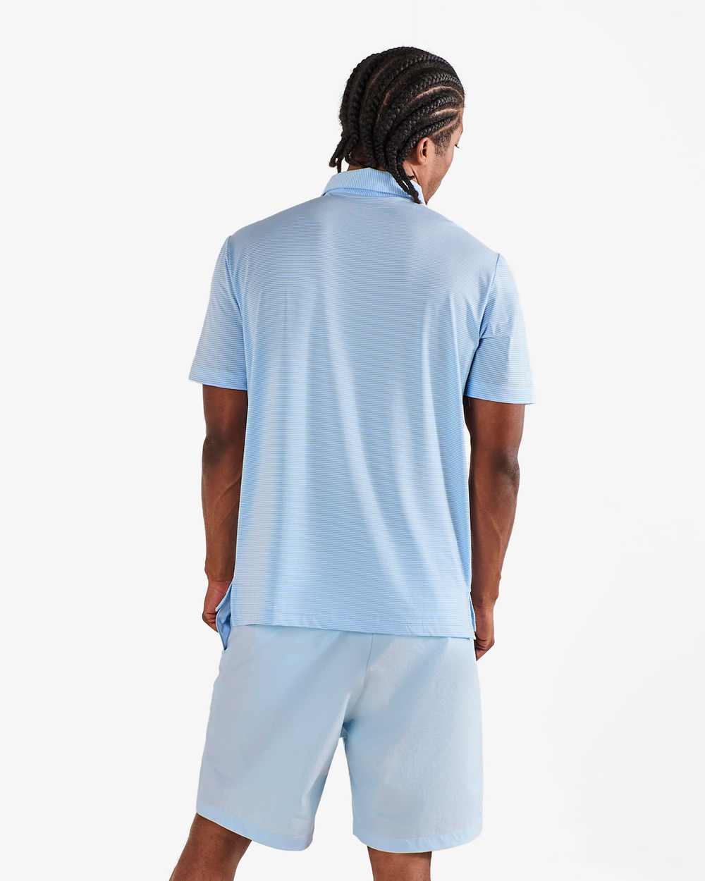 ADIDAS ULTIMATE 365+ PENCIL STRIPE CLIMACOOL POLO SHIRT