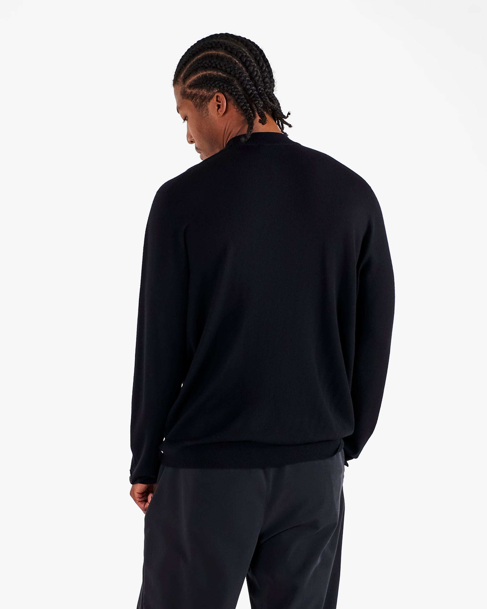 JOHNSTONS MOCKNECK MERINO SWEATER – Malbon Golf