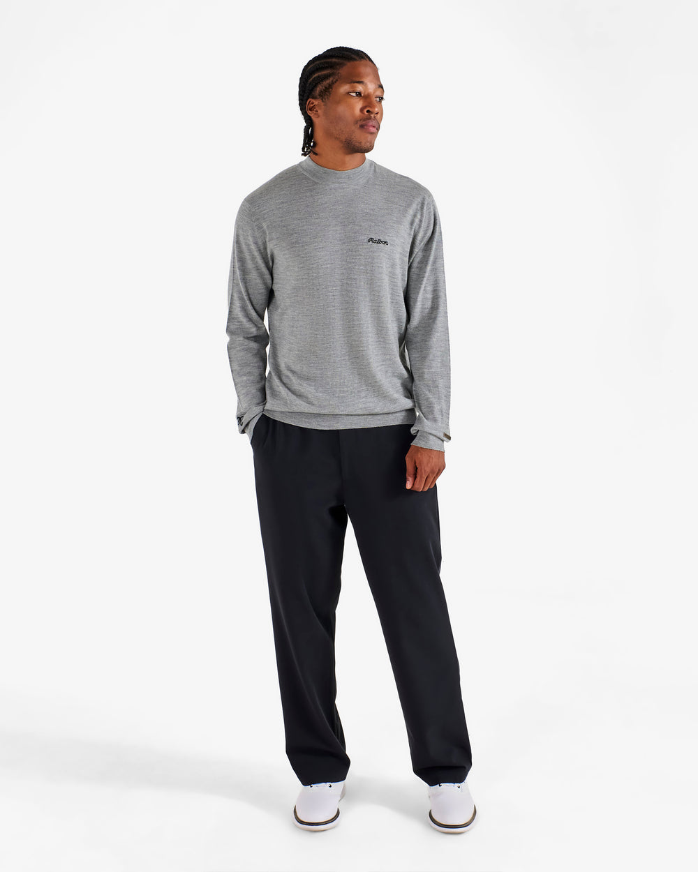 JOHNSTONS MOCKNECK MERINO SWEATER