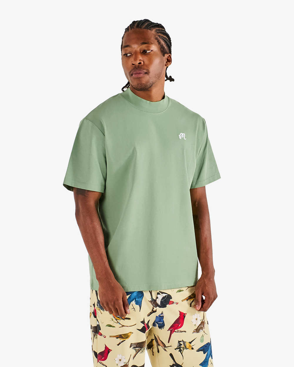 MARE MOCKNECK TEE – Malbon MARE MOCKNECK TEE – Malbon