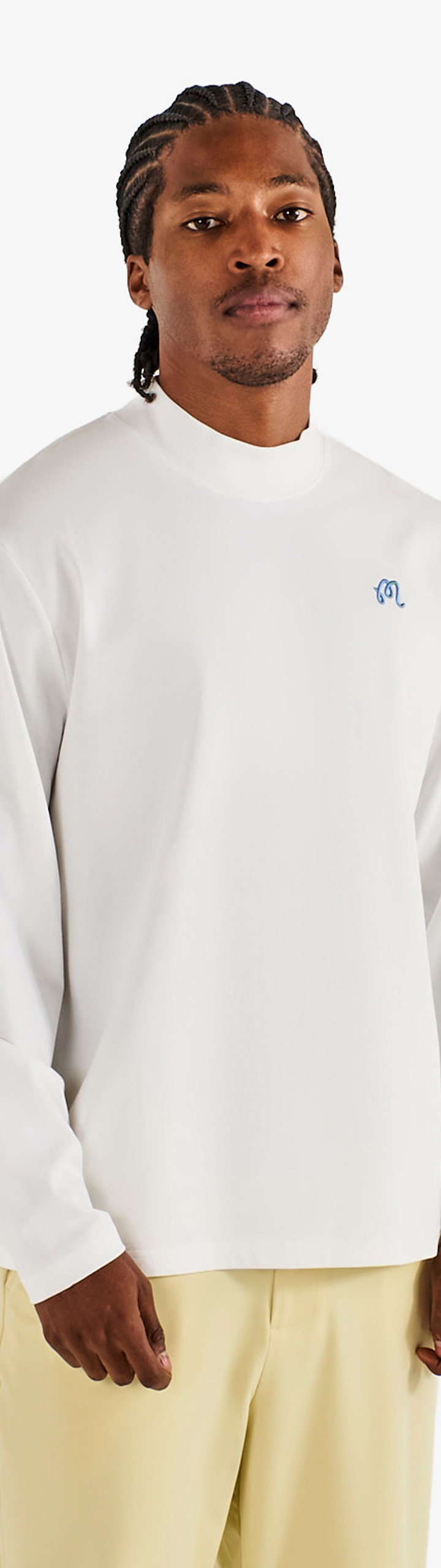 UPLAND MOCKNECK TEE – Malbon UPLAND MOCKNECK TEE – Malbon