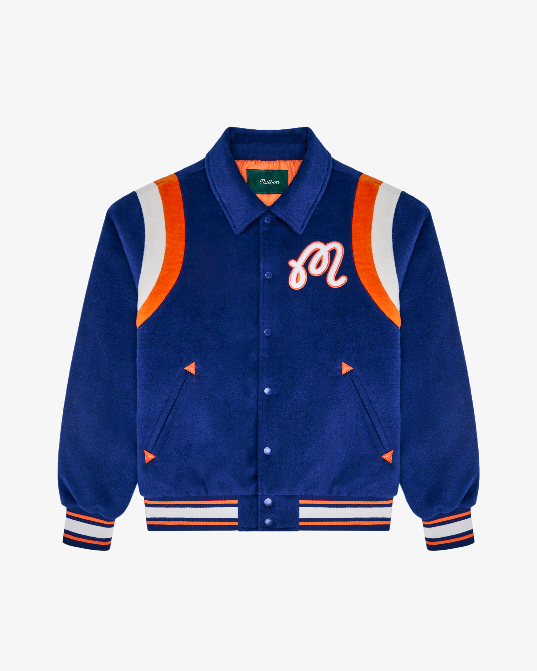 KNICKS THE GARDEN VARSITY JACKET