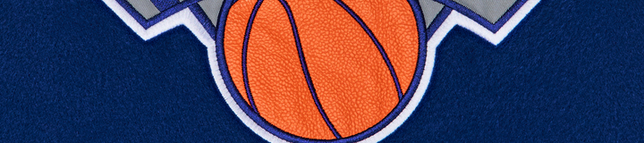 KNICKS THE GARDEN VARSITY JACKET