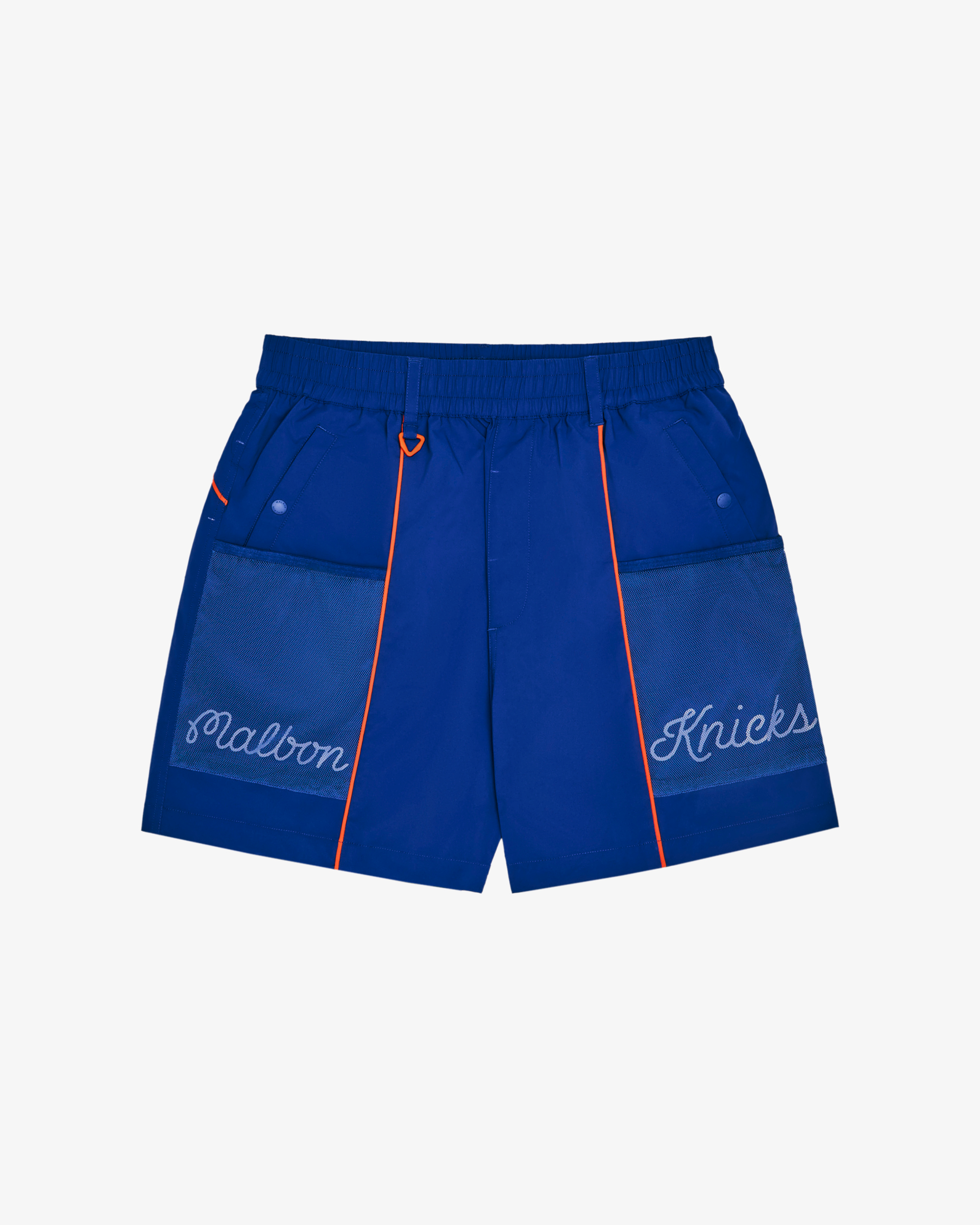 KNICKS MESH BASKET POCKET SHORT – Malbon KNICKS MESH BASKET POCKET SHORT – Malbon