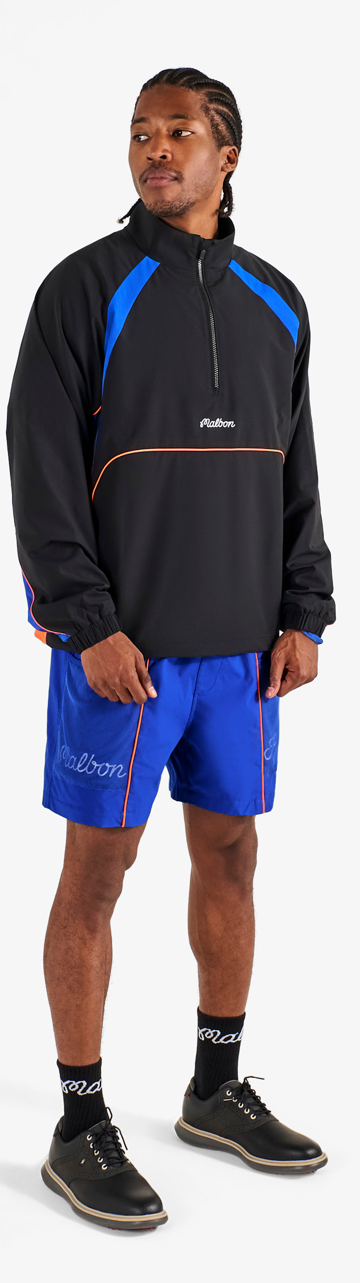KNICKS MESH BASKET POCKET SHORT – Malbon KNICKS MESH BASKET POCKET SHORT – Malbon