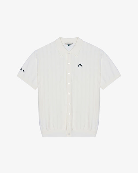 c*.様 Malbon アイボリー ポロ CROSSCUT POLO – Malbon