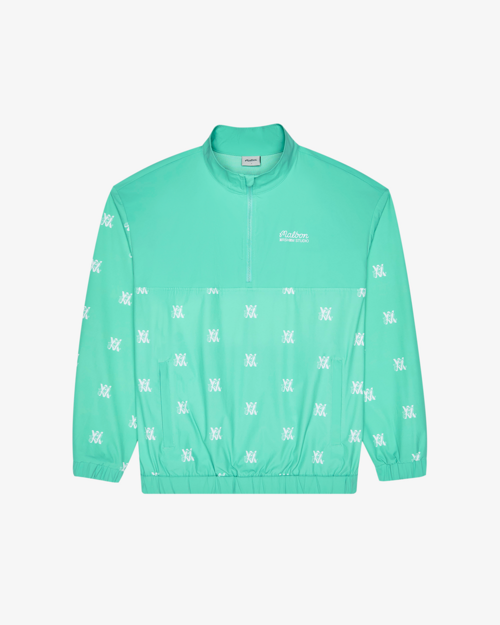 ARSHAM MONOGRAM QUARTER ZIP