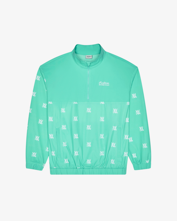 ARSHAM MONOGRAM QUARTER ZIP