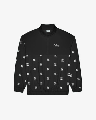 ARSHAM MONOGRAM QUARTER ZIP