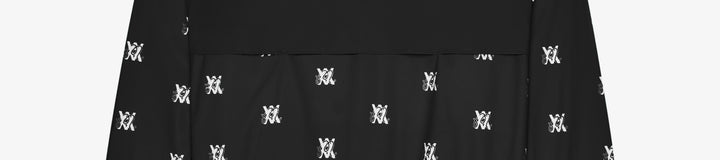 ARSHAM MONOGRAM QUARTER ZIP
