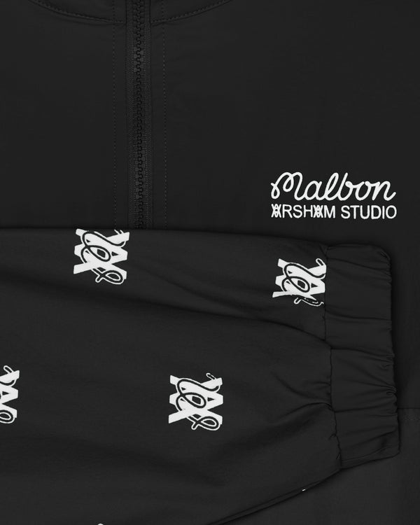 ARSHAM MONOGRAM QUARTER ZIP