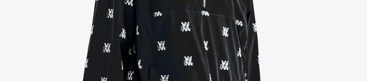 ARSHAM MONOGRAM QUARTER ZIP