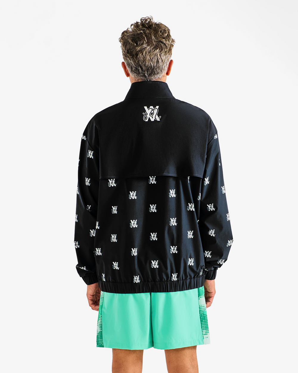 ARSHAM MONOGRAM QUARTER ZIP