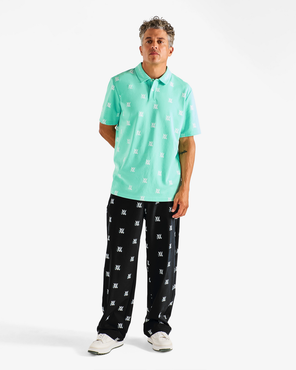 ARSHAM FAIRWAY MONOGRAM POLO