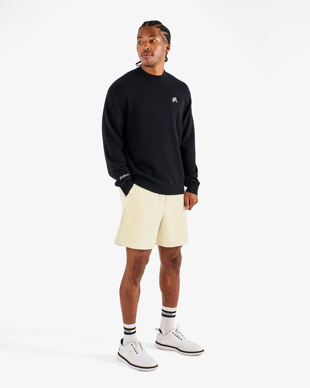 M SCRIPT CASHMERE BLEND SWEATER