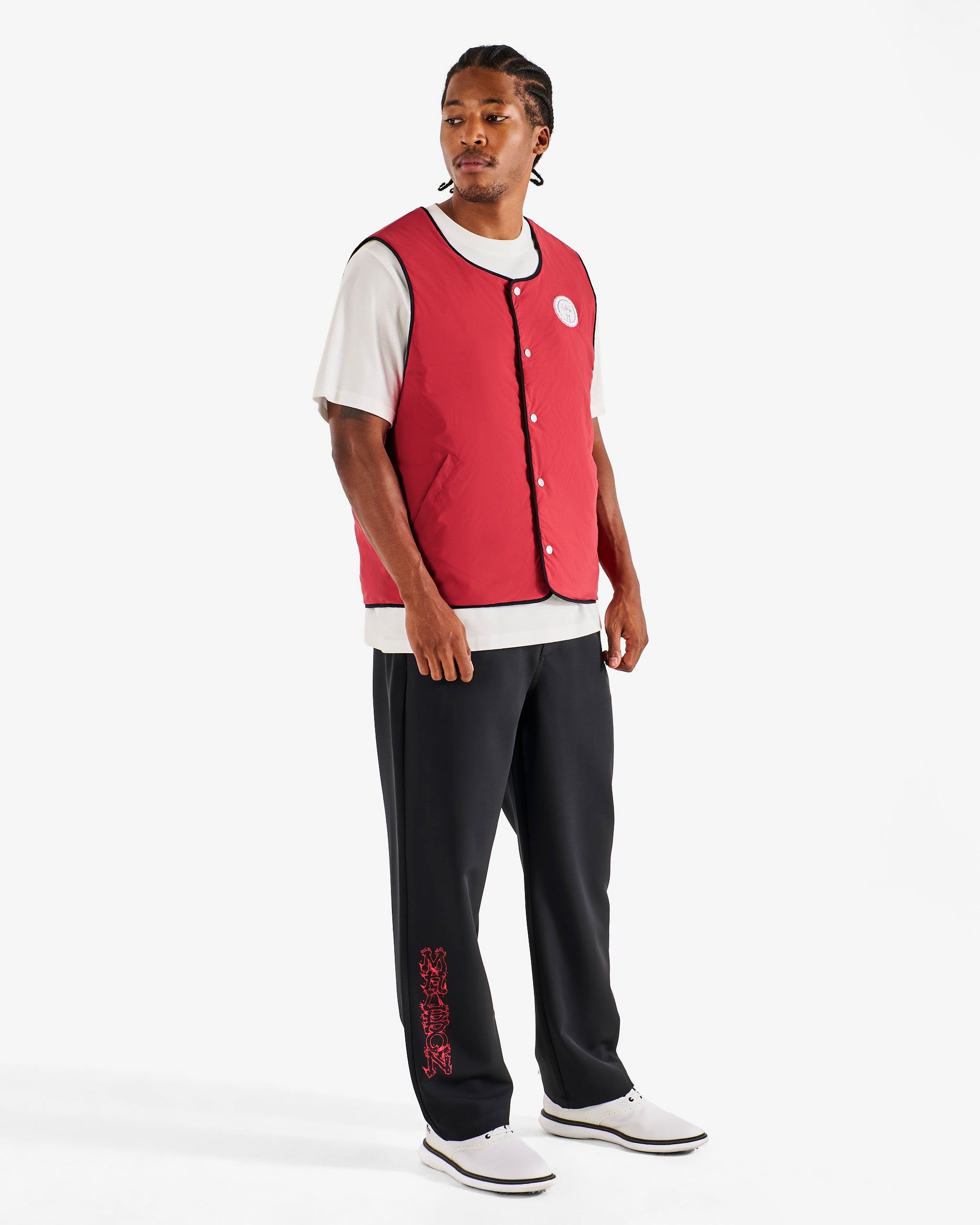 【値下不可】frangant フランゴン ribbon vest red SWELL REVERSIBLE VEST – Malbon