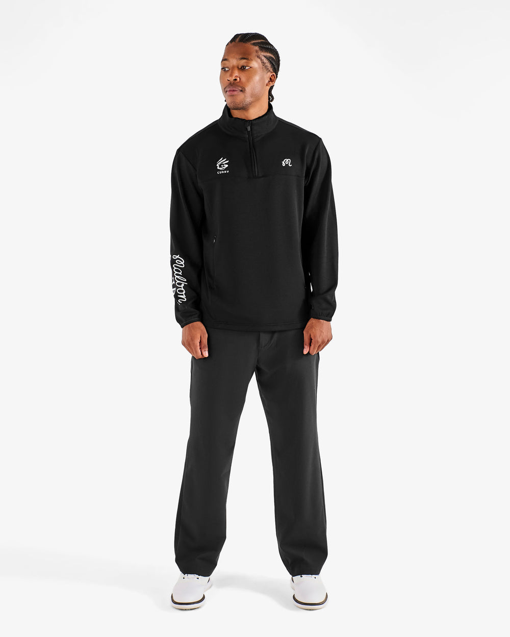 CURRY BRAND QUARTER ZIP JACKET