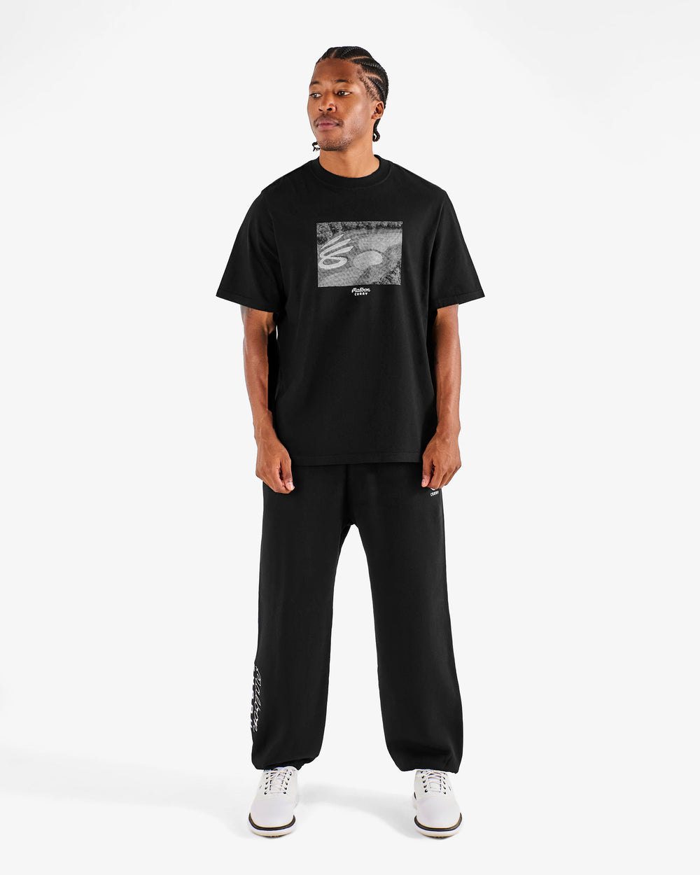 CURRY BRAND GRAPHIC BERMUDA TEE