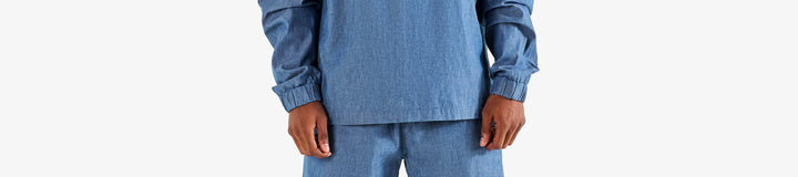 GDC DENIM QUARTER ZIP