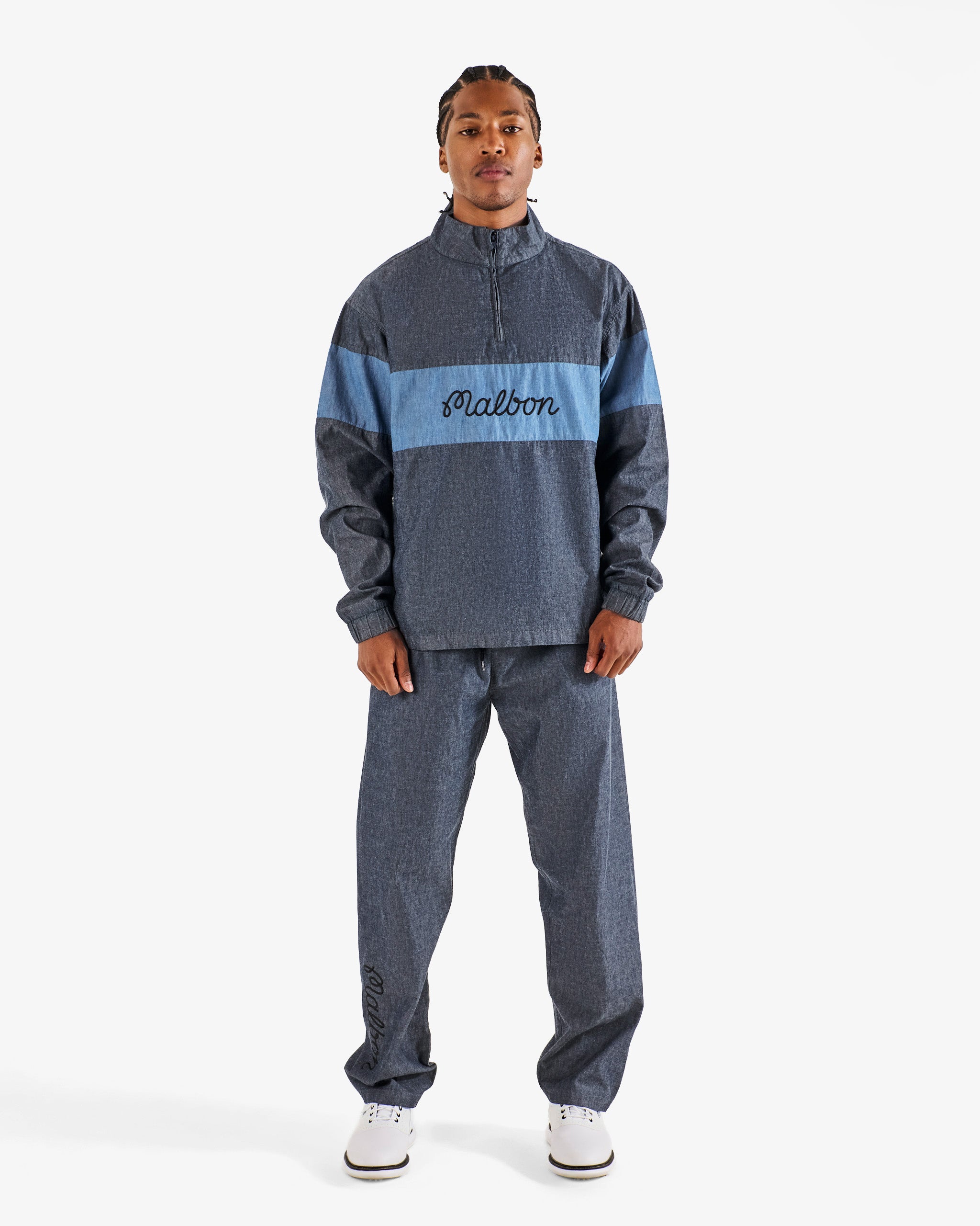 GDC DENIM QUARTER ZIP – Malbon
