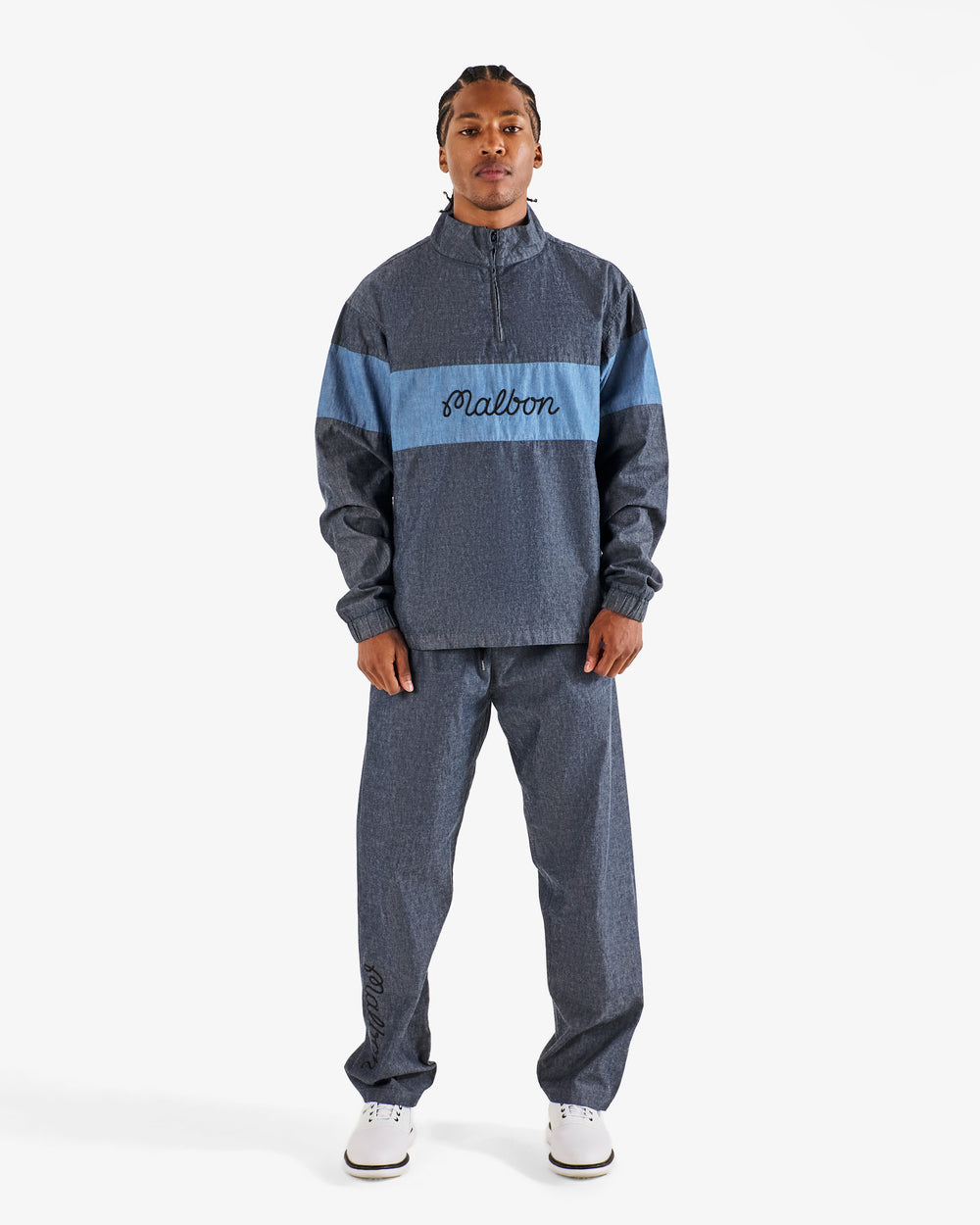 GDC DENIM QUARTER ZIP