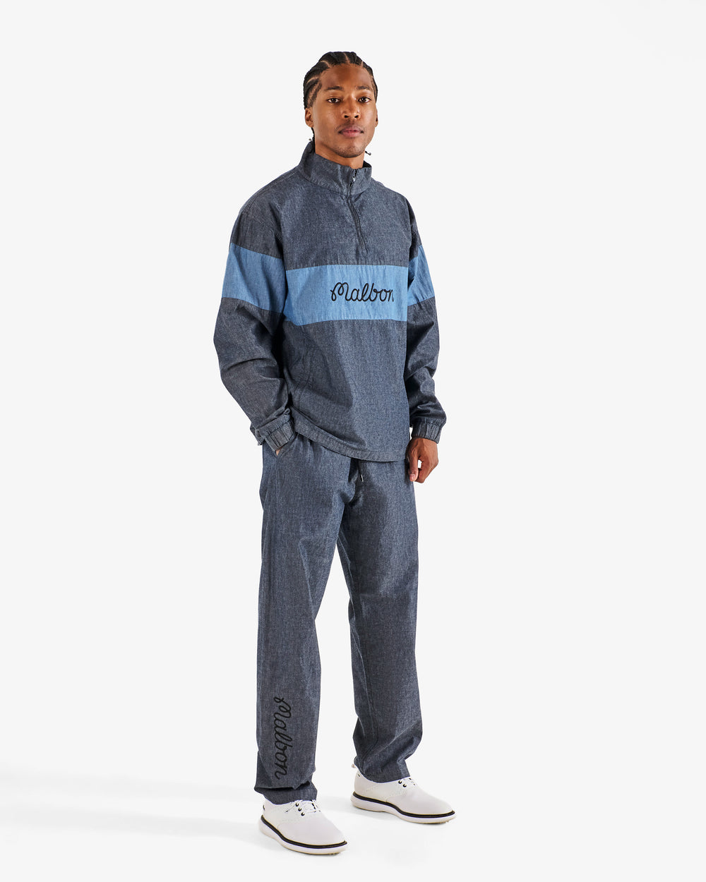 GDC DENIM QUARTER ZIP
