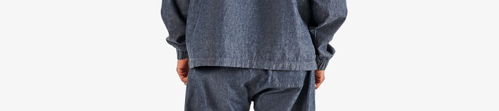 GDC DENIM QUARTER ZIP