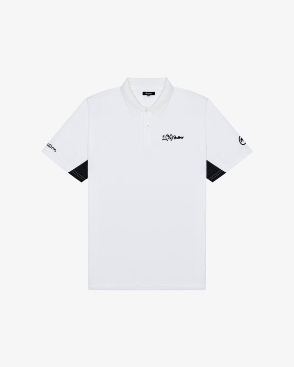 AK 1% PANELED PERFORMANCE PIQUE POLO