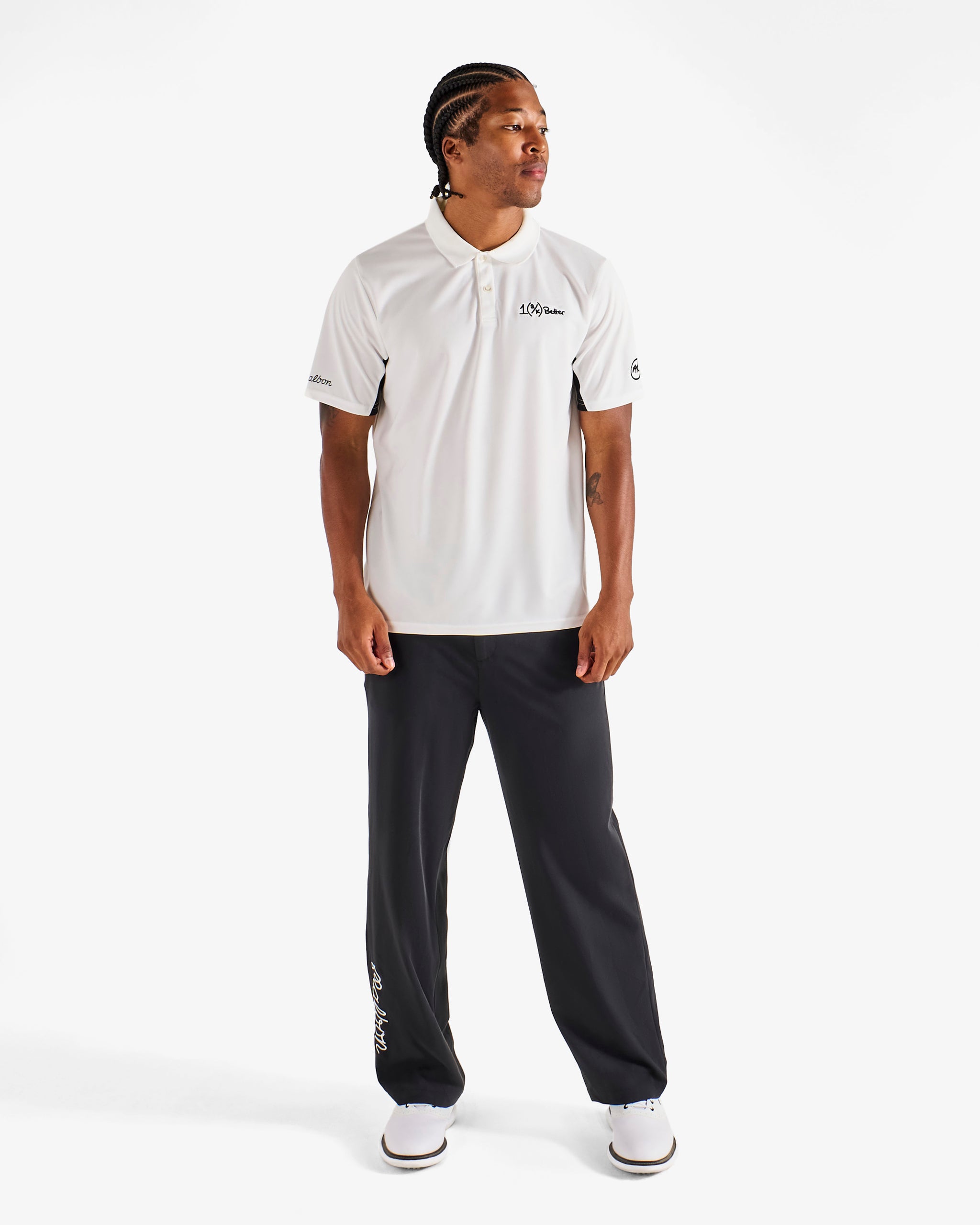 AK 1% PANELED PERFORMANCE PIQUE POLO – Malbon