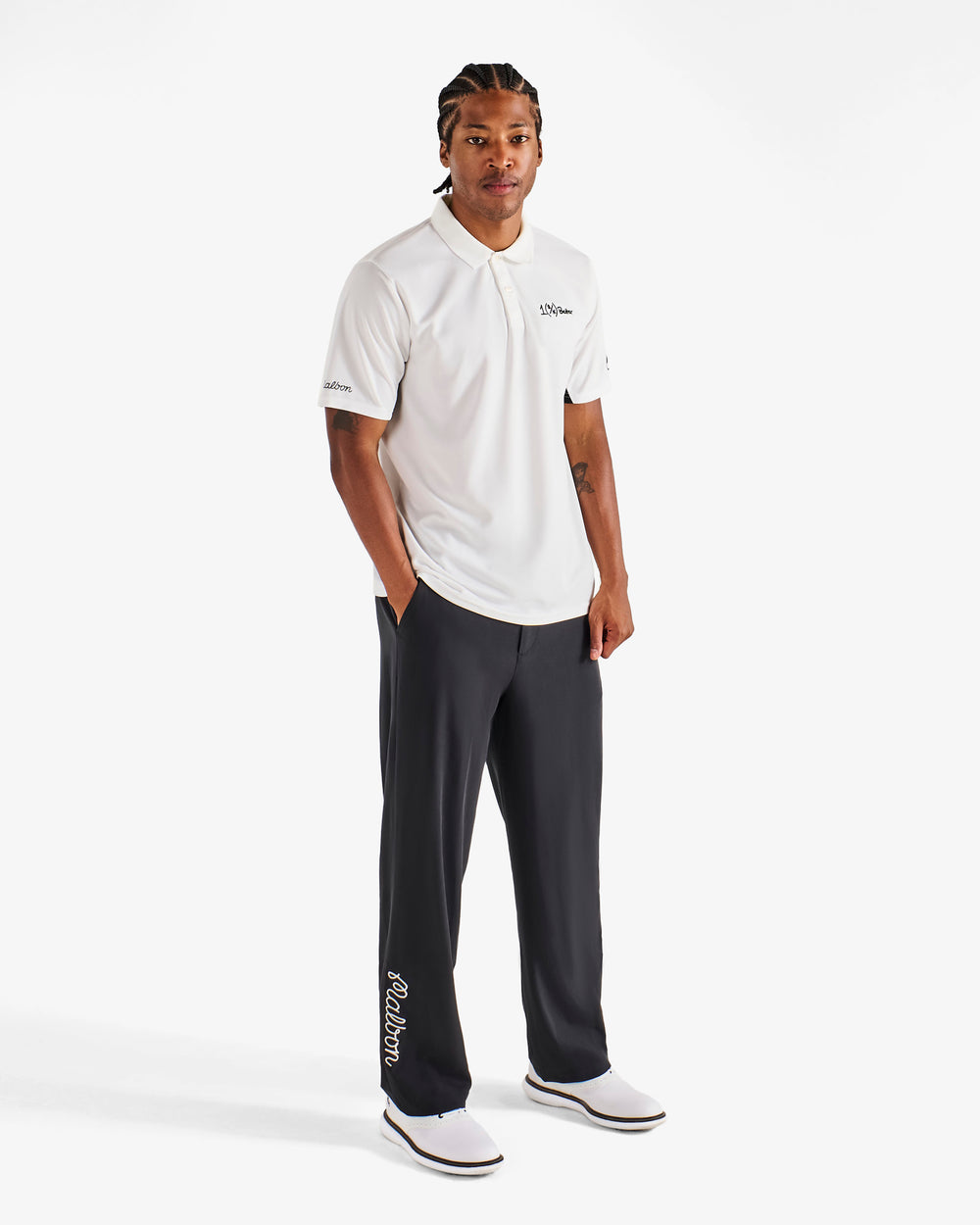 AK 1% PANELED PERFORMANCE PIQUE POLO
