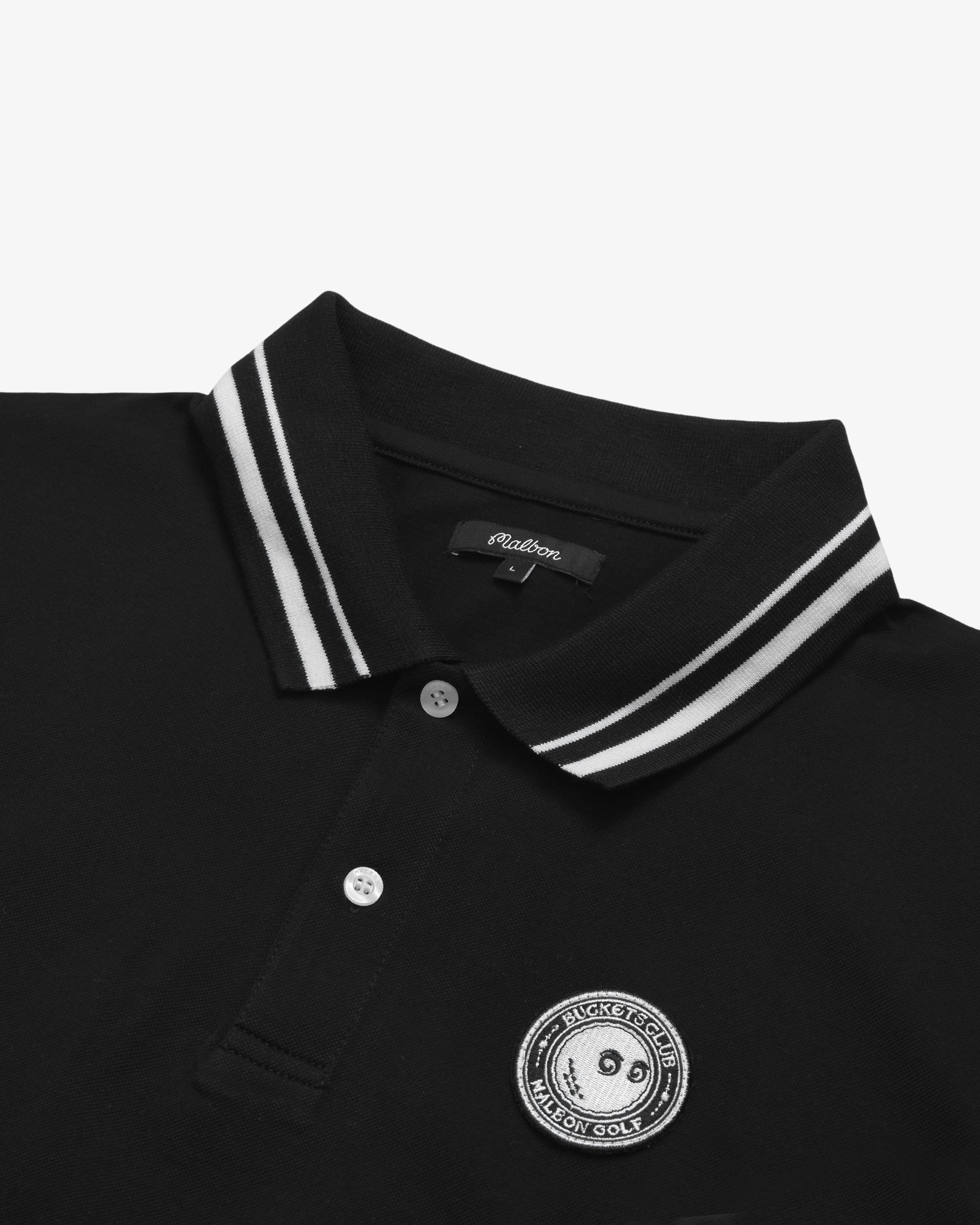 BUCKETS CLUB FOUNDERS TIPPED PIQUE POLO – Malbon