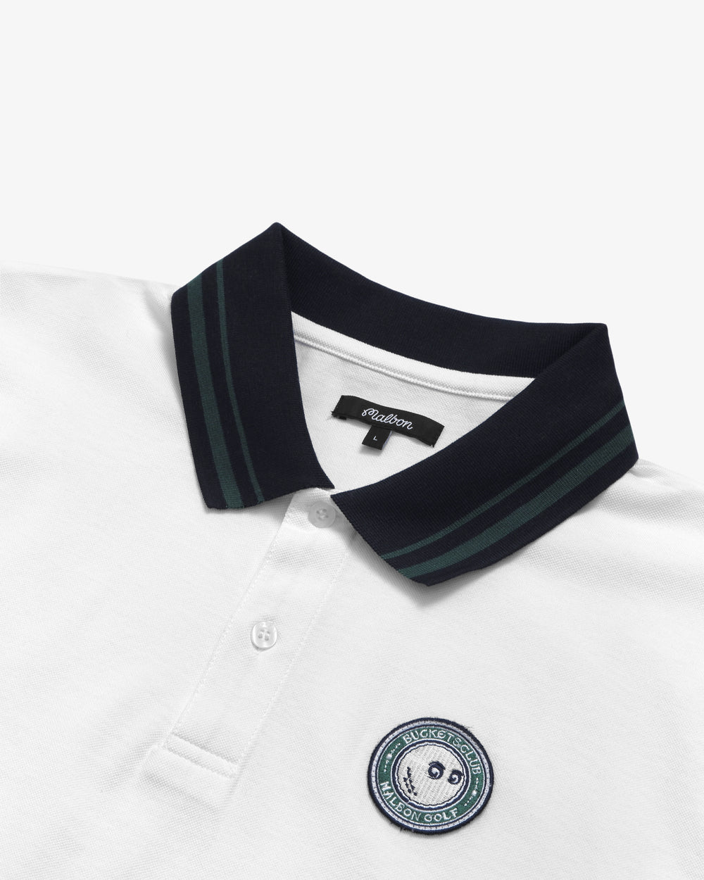 BUCKETS CLUB FOUNDERS TIPPED PIQUE POLO