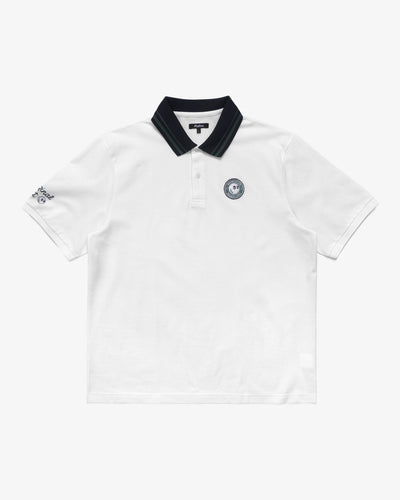 BUCKETS CLUB FOUNDERS TIPPED PIQUE POLO