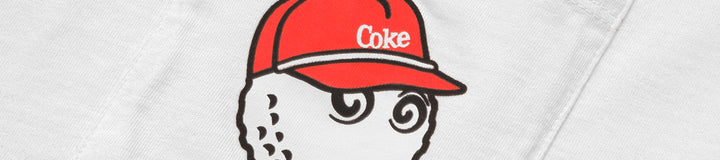 MALBON X COCA COLA SPENCERIAN BLOCK T-SHIRT