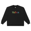 Malbon x Beams Rainbow Crewneck