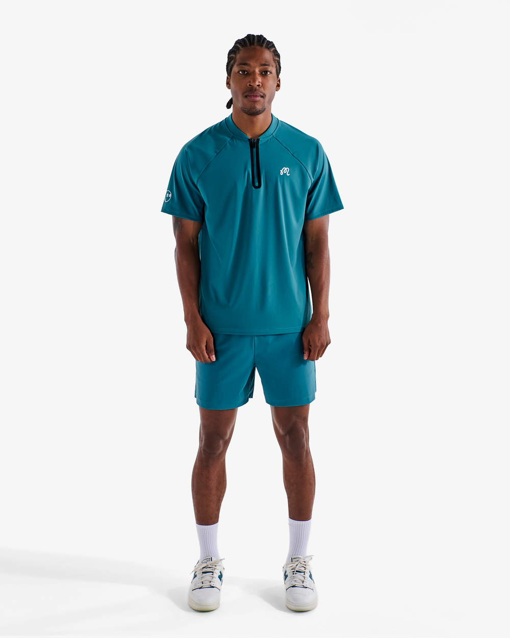 PERFORMANCE ZIP BLADE COLLAR POLO