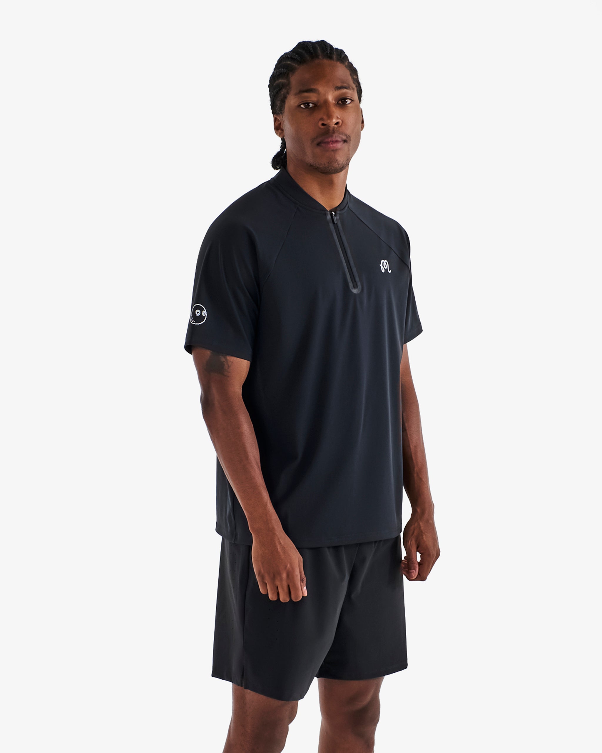 Tシャツ・カットソー Malbon Golf Performance Program Performance Blade Cara T-shi PERFORMANCE ZIP BLADE COLLAR POLO – Malbon Golf