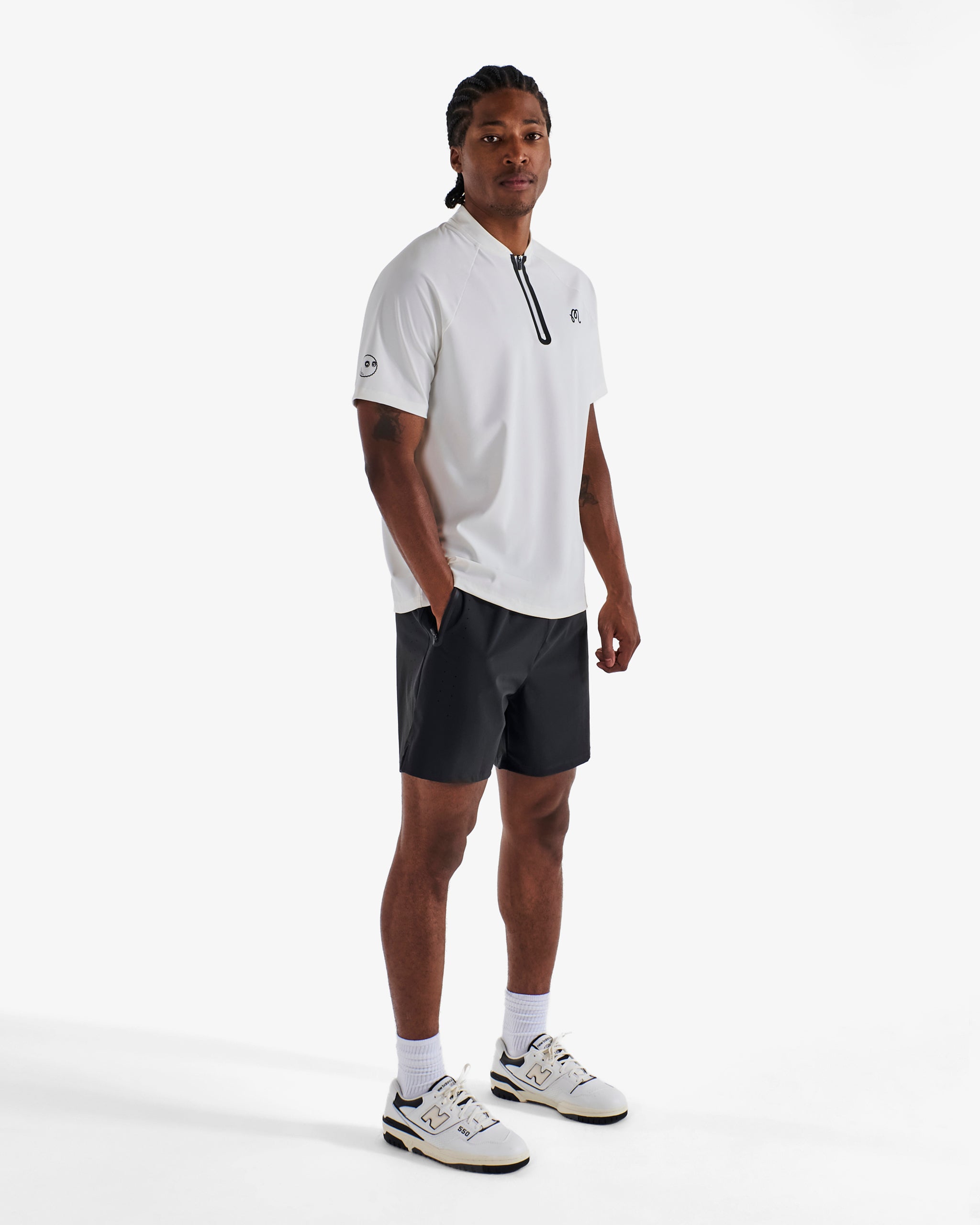 PERFORMANCE ZIP BLADE COLLAR POLO – Malbon Golf