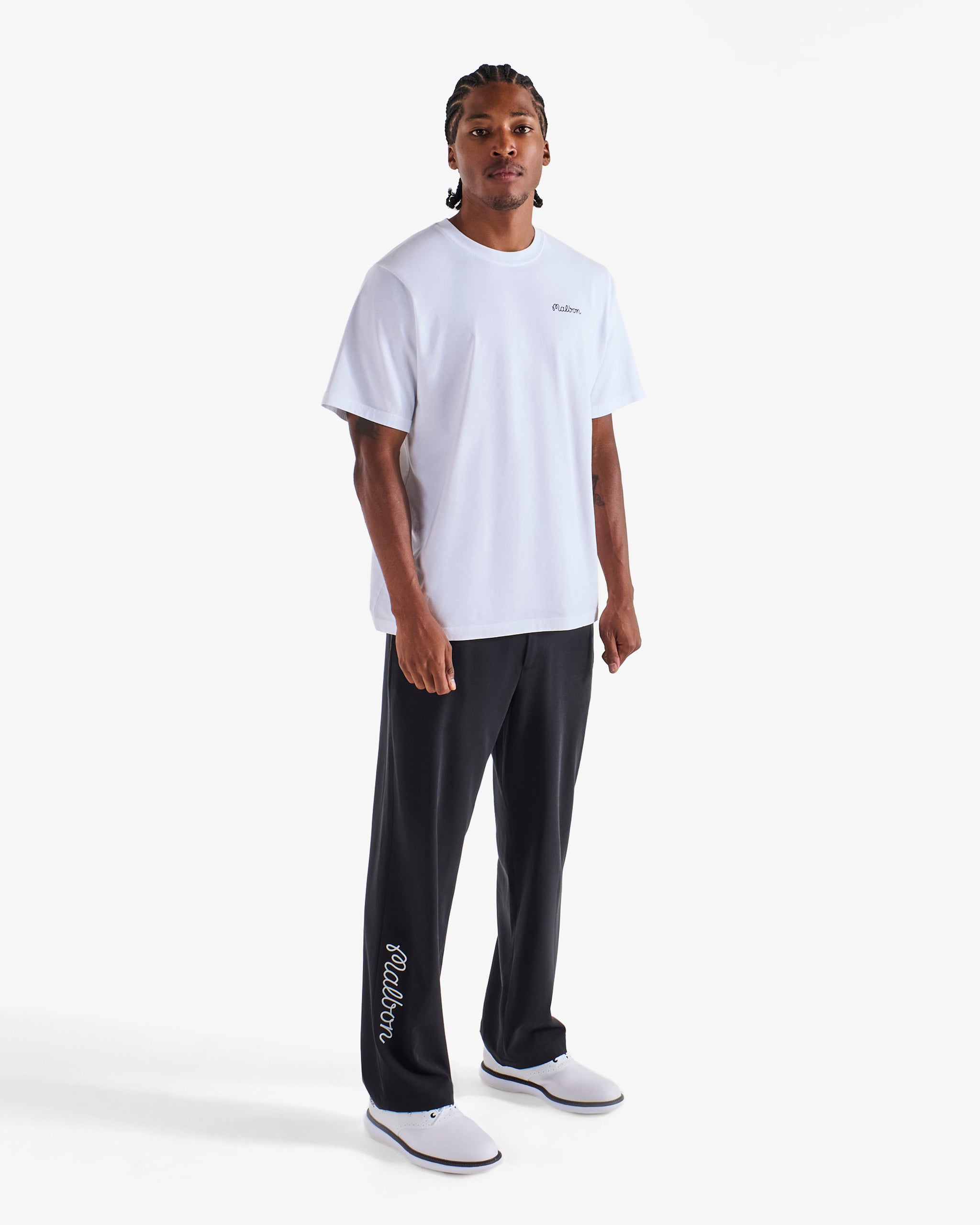 Tシャツ・カットソー *BALBON GOLF*Malbon Golf*BALBON GOLF* Lightweight Woven Pist Performance Poly Breathable Tee – Malbon Golf