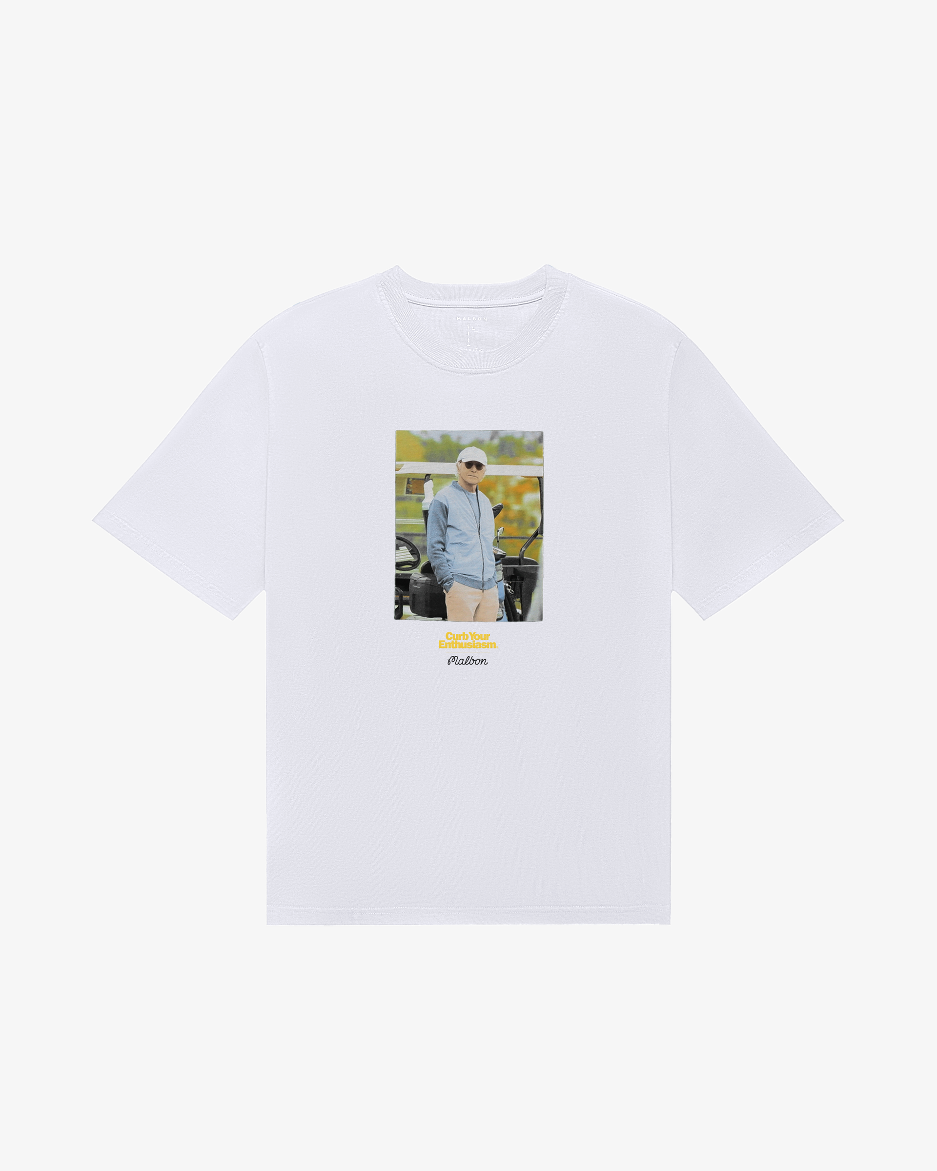 Malbon NEIGHBORHOOD Tシャツ ホワイト Neighborhood x Malbon Golf Mens Tee – Extra Butter メンズウェア