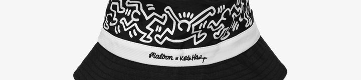 MALBON X KEITH HARING BUCKET HAT