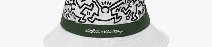 MALBON X KEITH HARING BUCKET HAT