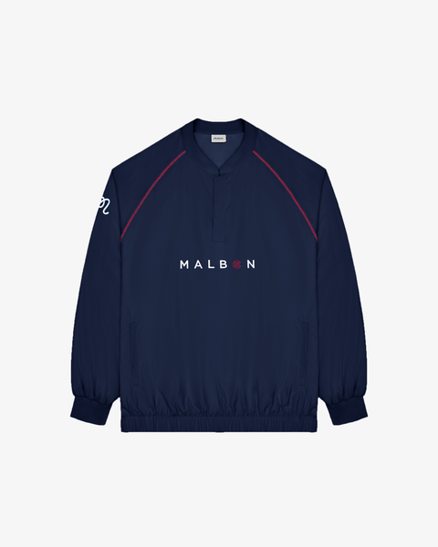 MALBON NIKE コラボダークブルー ハーフジップ 長袖シャツ M-9115-NVY_grande.png?v=1757968204