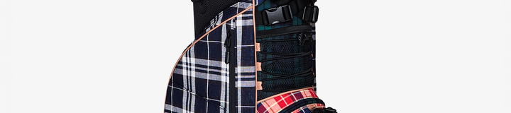 CLOT PLAID GOLF BAG